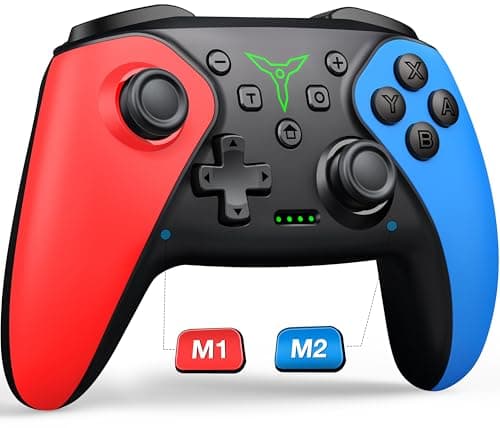 Image of Fanxieast Upgraded Wireless Controller for Nintendo Switch/Switch 2/Lite/OLED,Programmable Switch Pro Controller with with a Mouse Touch Feeling on Back Buttons& Wake-up,Programmable, Turbo Function