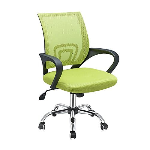 Image of Panana Swivel Mesh Back Office Chair Gas Lift Ergonomic Desk Chair with Armrest Task Chair (Lemon Yellow)