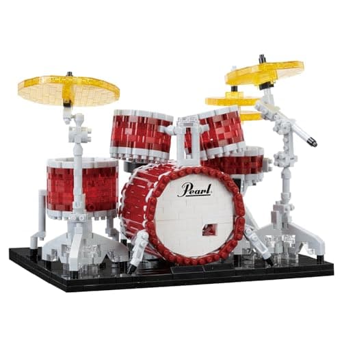 Image of nanoblock - Instruments - Pearl Drum Set (MASTERS), Advanced Hobby Series Building Kit