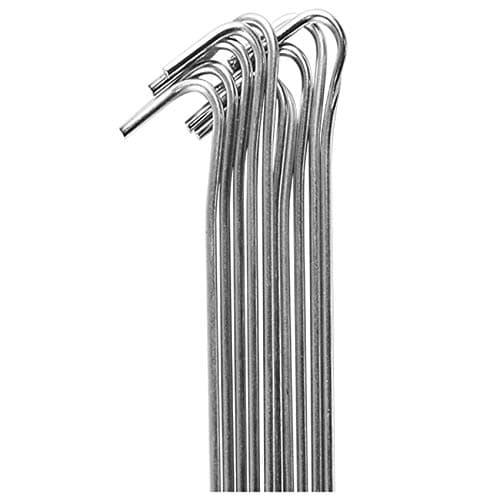 Image of 10 Or 50 x Metal Pegs Ground Tent Camping Anchor Hiking Tarpaulin Galvanised Gazebo Beach Steel Hooks Outdoors Travel UK FREE P&P (10 x METAL GROUND PEGS)