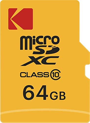 Image of Kodak 64GB Class 10 MicroSD Memory Card with SD Adapter
