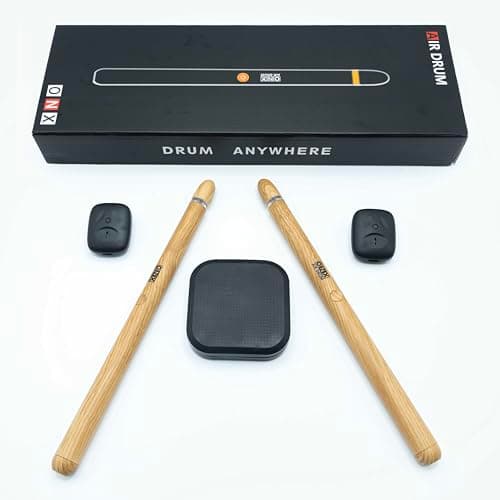 Image of Electric Drumsticks Air Drum Sticks 4rd Gen Virtual Air Drum with Drumsticks, Pedals, Bluetooth and 8 Sounds, Electronic Drum Set for Adults, Children, Gift