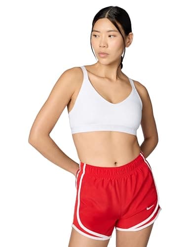 Image of Nike Women's Damen Dri-fit Indy Medium Support Bra Sports, White, XXL