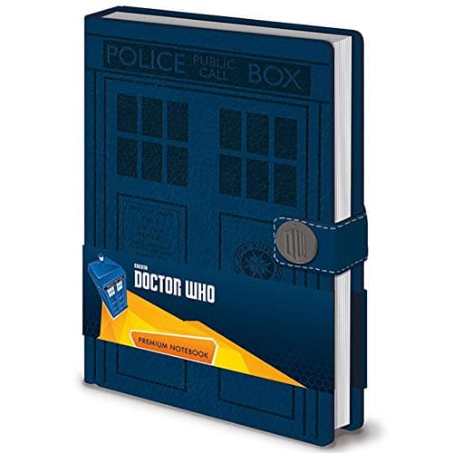 Image of Doctor Who Notebook (Dr Who Tardis Design) A5 Writing Book, Dr Who Journal - Official Merchandise