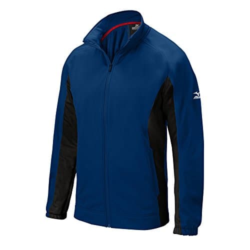 Image of Mizuno Pro Thermal Jacket, Navy/Black, Small