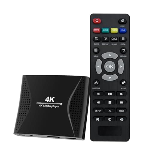 Image of ZUMKUNM 4K Ultra-HD Digital Media Player – Auto Play & Loop USB & MicroSD, No Wi-Fi Required, Supports USB up to 8TB & MicroSD 1TB, HDMI 4K H.265 Media Player for Displays & Signage