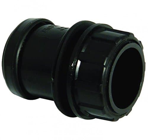 Image of FloPlast Push-Fit Waste Tank Connector 32mm Black | Home Standard