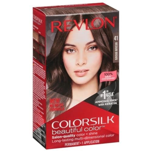 Image of Revlon Colorsilk Haircolor #41 Medium Brown 4N Spanish/Portuguese version