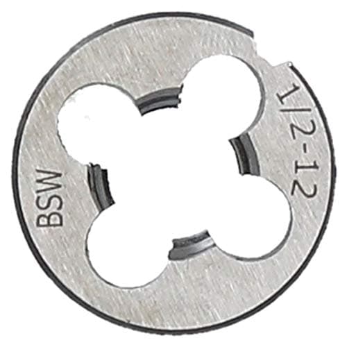 Image of 1/2" x 12 BSW Whitworth 25mm Circular Die Tungsten Steel Thread Cutter