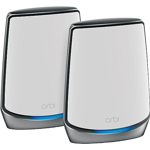 Image of NETGEAR Orbi Mesh WiFI System (RBK852) - WiFi 6 Router with 1 Satellite Extender - Coverage 4,000 sq ft and 100 Devices