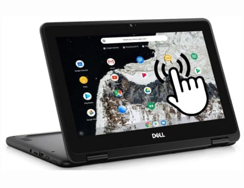 Image of Dell Chromebook 11 3100 2 in 1 Laptop, 11.6 Inch Touchscreen Notebook, Intel Celeron N4020, 4GB RAM, 32GB SSD, Japanese Keyboard, Chrome OS (Renewed)