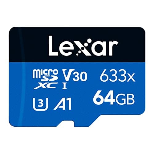 Image of Lexar 64GB Micro SD Card, microSDXC UHS-I Card W/O SD Adapter, microSD Memory Card up to 100MB/s Read, A1, Class 10, U3, V30, TF Card for Smartphones/Tablets/IP Cameras