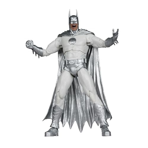 Image of McFarlane DC Multiverse White Lantern Batman (Brightest Day) 7in Action Figure Toys Red Platinum Edition