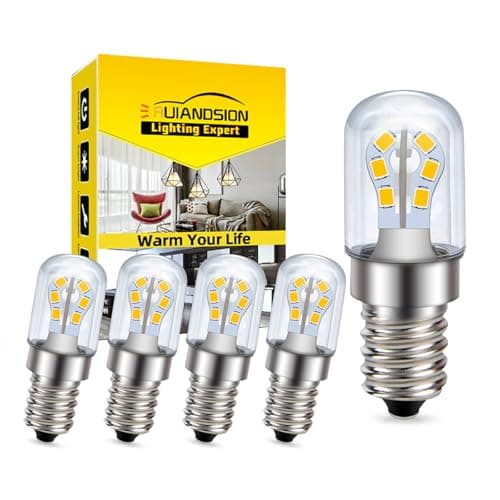 Image of Ruiandsion 5 PCS E14 AC/DC 24V LED Light Bulb T18S 2W 1200 Lumen Small Edison Screw SES LED Bulb Warm White for RV Camper Marine, Boat, Solar Power Lamp