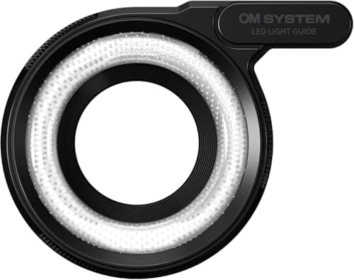 Image of OM SYSTEM LED Light Guide LG-1 for TG-Series – Even Macro Lighting for TG-1, TG-2, TG-3, TG-4, TG-5, TG-6, TG-7, Easy Attachment, Perfect for Close-Up Detail Photography