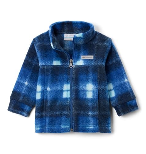 Image of Columbia Baby Zing Iii Fleece Jacket, Mountain Blue Omblur Tonal, 6-12 Mois