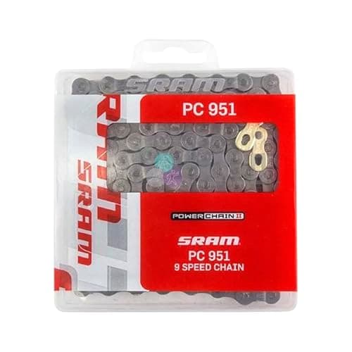 Image of SRAM Chain PC951 114 Links 8/9 Speed Chain, Grey
