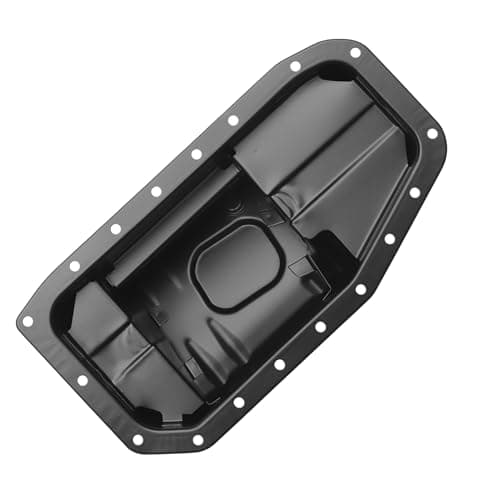 Image of HEROFFIX No.500323326 Engine Oil Pan Oil Pan Sump Transmission Oil Pan for Fiat Ducato 2.5L 2.8L Diesel 1994-2006 Iron Black