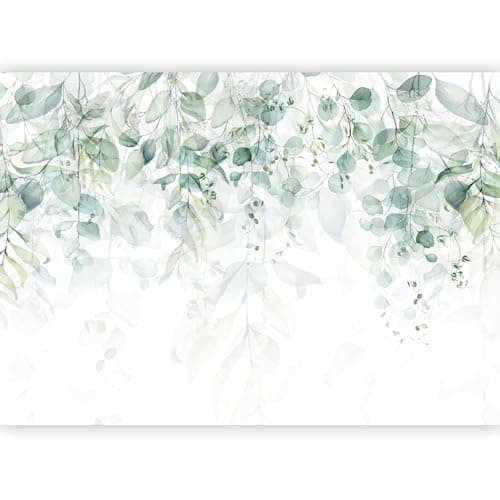 Image of murando - Photo Wallpaper Green Leaves 350x256 cm - Wall Mural Deco Premium Non-Woven Art Print Wallpaper for Living Room - Home Decoration Bedroom Kitchen Wall Paper - Nature Plants b-C-0615-a-b