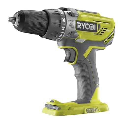 Image of Ryobi R18PD3-0 ONE+ 18V Cordless Compact Percussion Drill (Body Only),Hyper Green