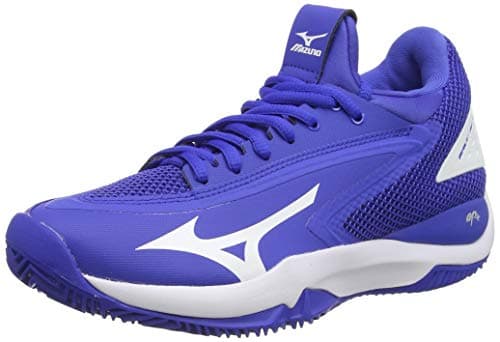 Image of Mizuno WAVE IMPULSE CC, Women’s Tennis, Blue (Dblue/Wht/Dblue 01), 5.5 UK (38.5 EU)