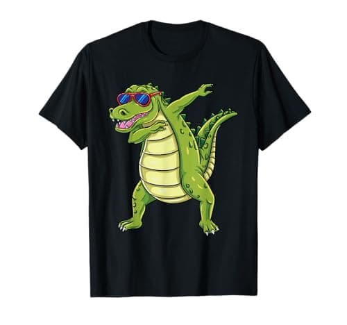 Image of Dabbing Crocodile Alligator Zoo Kids T-Shirt