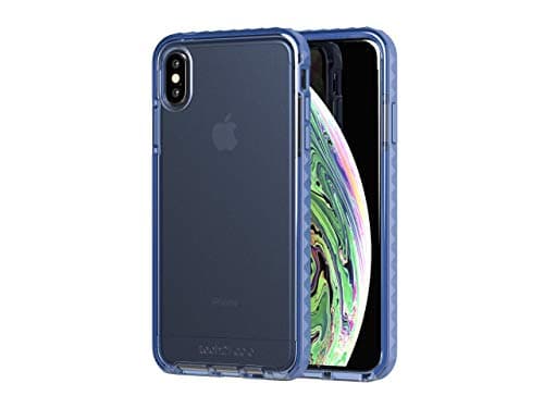 Image of Tech21 T21-6850 Evo Rox Phone Case for Apple iPhone XS Max with 12 ft. Drop Protection - Soul Blue