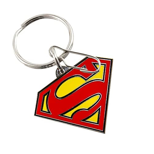 Image of Plasticolor 004513R01 Superman Shield Full Color Enamel Key Chain