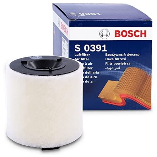 Image of Bosch S0391 Car Air Filter - Separates Particles from the Air Intake - Moisture-resistant plus High Tensile Strength