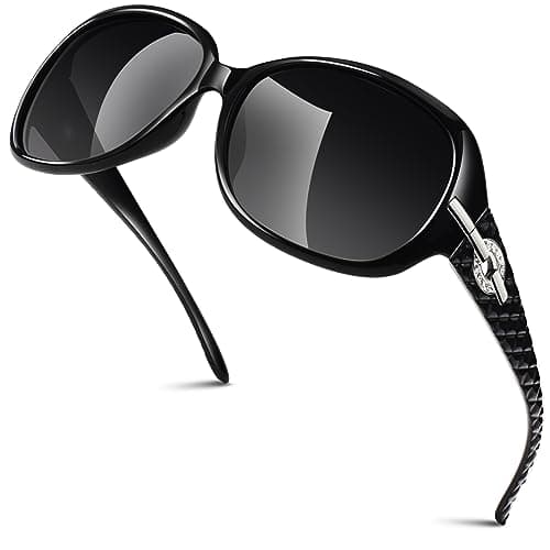 Image of GQUEEN Oversized Polarised Sunglasses Womens Ladies UV400 Protection Vintage Fashion Trendy Sunglasses