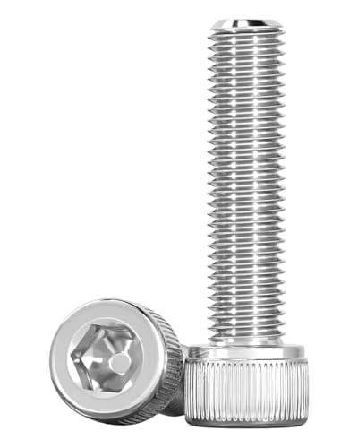 Image of Drenky M6 Cylinder Screws with Hexagon Socket M6 X 35mm Socket Head Cap Screws Bolts DIN 912 (ISO 4762) 304 Stainless Steel Socket Screws Fully Threaded Allen Socket Cap Screws, Pack of 20