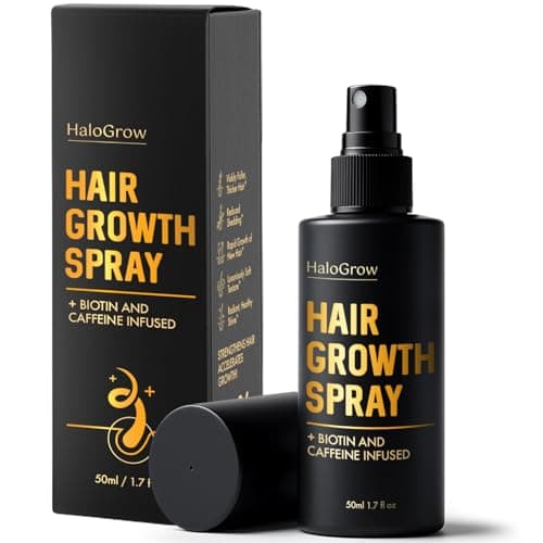 Image of Halogrow Hair Growth Serum Spray for Women & Men – Biotin & Caffeine Hair Loss Treatment, Anti-Thinning Hair Regrowth Oil, Advanced Thickening Formula – 1.7 fl. oz./ 50 ml
