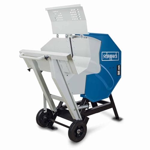 Image of Scheppach HS510 Log Saw | 3000W 230V | Ø505mm Blade | 170mm Cutting Height | Tilting Rocker & Safety Flap