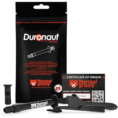 Image of Thermal Grizzly Duronaut - 2 Gram - Enhanced Durability & High Performance Thermal Paste - for Maximum Thermal Conductivity While Overclocking CPU/GPU/PS4/PS5/Xbox