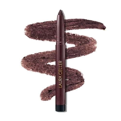 Image of LAURA GELLER NEW YORK Longwear Kohl Kajal Eyeliner Pencil (Smoky Amethyst Kohl) Hydrating & Vibrant Eyeliner Pencil With Built in Sharpener For Expert Precision, Glides On Effortlessly