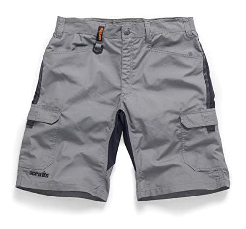 Image of New SCRUFFS LINE **** Trade Flex Shorts Work WEAR Graphite Grey Size 30" - 40" Waist (34" T54645)
