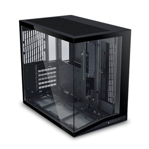 Image of LIAN LI O11D MINI V2 | Compact ATX Mid-Tower Airflow Computer Case | Panoramic View | Fully Ventilated Airflow | Adjustable I/O | Pillar-Less | Cable Management | Black (O11DMIV2X)