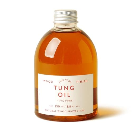 Image of Pure Tung Oil - Premium Natural Wood Sealer for Beautiful Wood finishes & Traditional Woodwork | Waterproof, Food-Safe - Interior, Furniture, Outdoor 250ml, 500ml (Clear, 500ml)