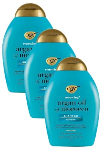 Image of OGX Argan Oil of Morocco Sulfate Free Shampoo for Dry Hair, 385ml (Pack of 3)