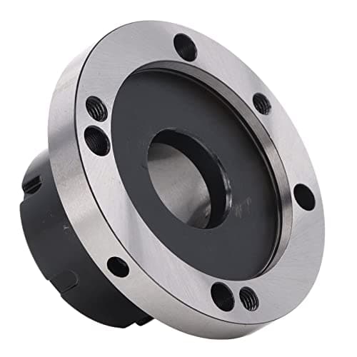Image of Eujgoov ER40 Collet Chuck 100mm, 125mm Carbon Steel Compact Lathe Tight Tolerance for Milling Machine