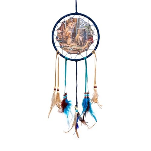 Image of Puckator Lisa Parker Purrlock Holmes Cat Dreamcatcher 16cm