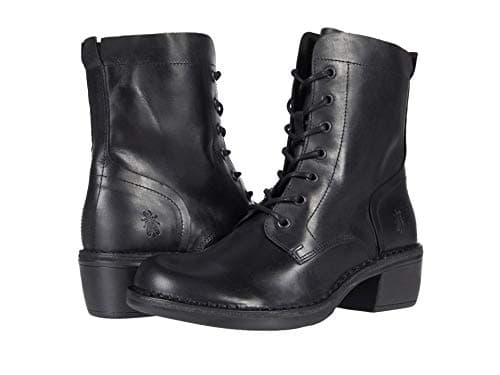 Image of Fly London Women's Milu044fly Combat Boot, Black, 7 UK