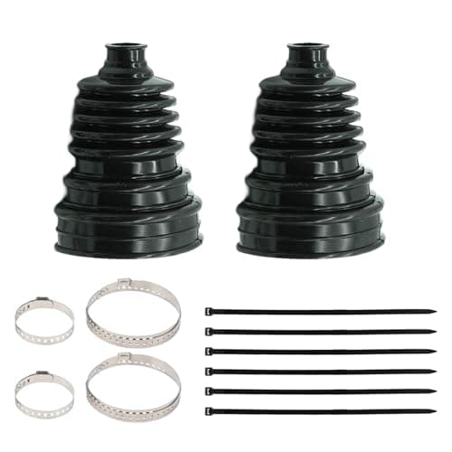 Image of Whoasyst Universally CV Joint Boot Set Silicone Cover for Front Axles Repair for Multiple Vehicles Wear Resistant Quick Install CV Boot Set