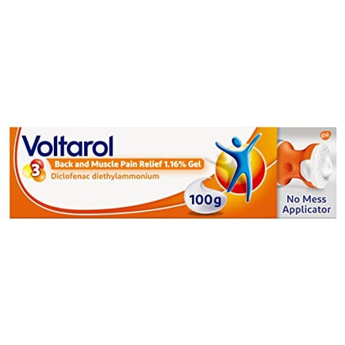 Image of Voltarol Back and Muscle Pain Relief Gel With No Mess Applicator, 100 g