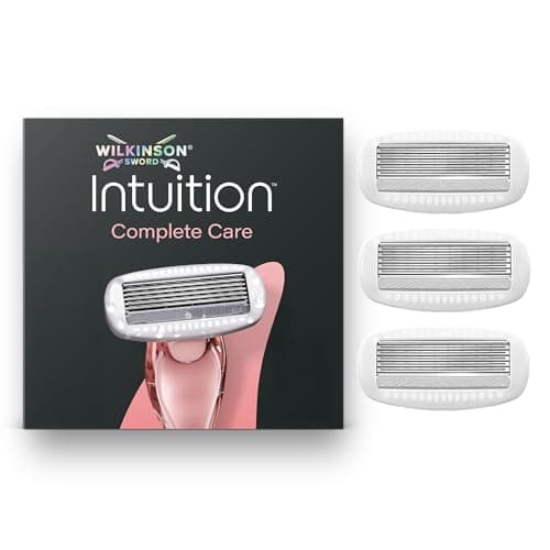 Image of Wilkinson Sword Intuition Complete Care Razors for Women, Hydra-Boost Serum, 3 Women’s Razor Blade Refills