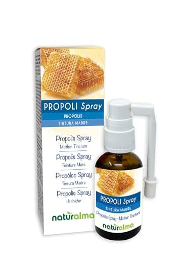 Image of Propolis Spray (Propolis) Resin Hydroalcoholic Mother Tincture NATURALMA - Liquid Extract 30 ml - Food Supplement