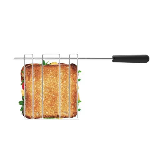 Image of Dualit Classic Sandwich Cage for Dualit Toasters | 1 Pack | Toaster Accessory | Toastie Maker for Toasters | Make the perfect toastie at home in your toaster | Sandwich Cage With Drip Tray