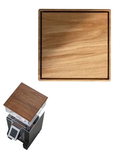 Image of T TAKONE Walnut Mill Lid for Eureka Mignon Coffee Grinders - Practical Accessory, Fits 300g Bean Containers of Eureka Mignon Models