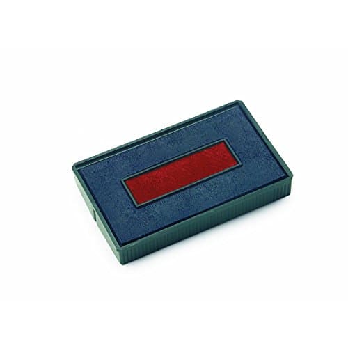 Image of COLOP E/200/2 Blue/Red Replacement Ink Pads - Pack of 2 | 107113 | 2 Colour Blue & Red | Stamp Pads to fit COLOP S260, S260/L1, S260/L2, S260/L3, & S260 DIY Stamp Kit