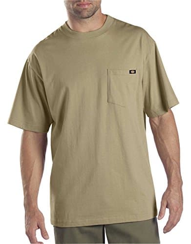 Image of Dickies Men's Pack Short Sleeve Pocket Fashion t Shirts, Desert Sand, XL UK